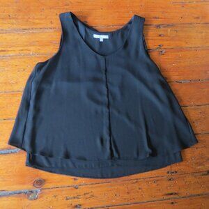 Black dressy Tank Top NY Collection size L Holidays Party